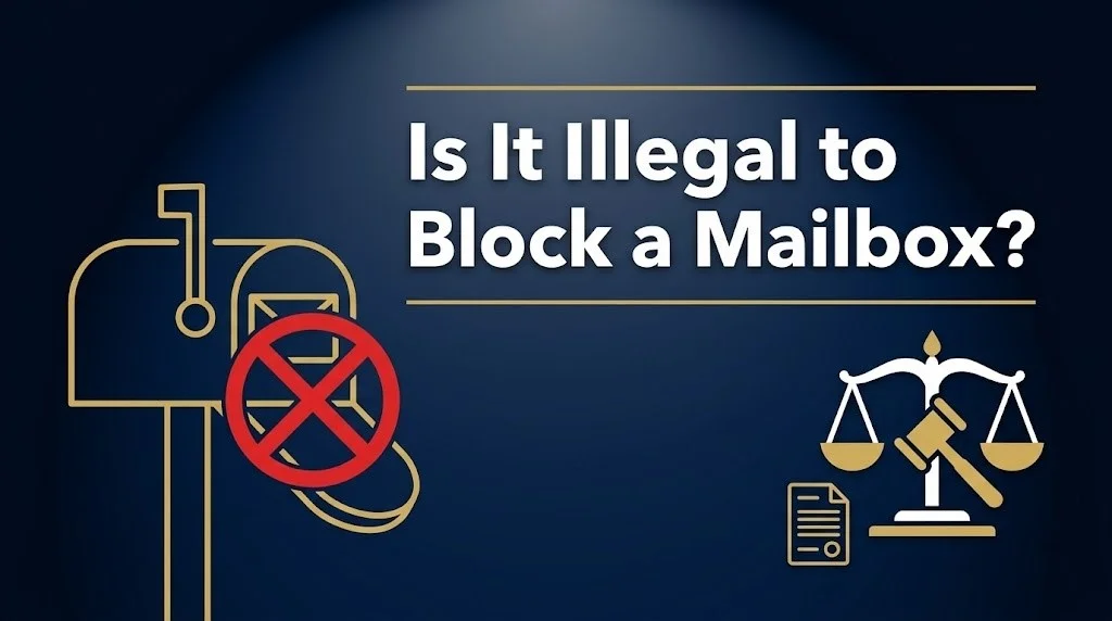 Blocking a mailbox