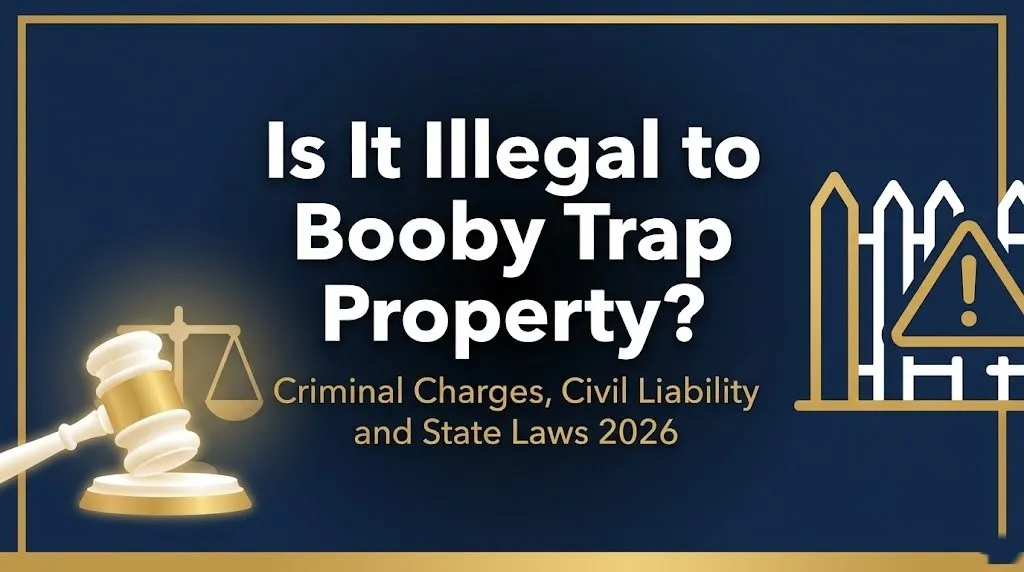 Booby trapping your property