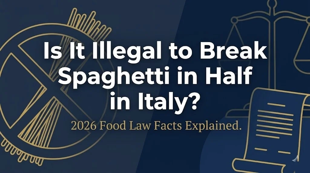 Breaking spaghetti in half