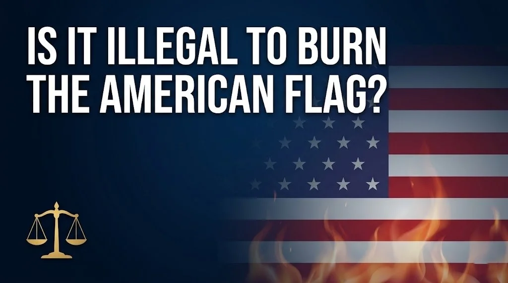 Burning the American flag