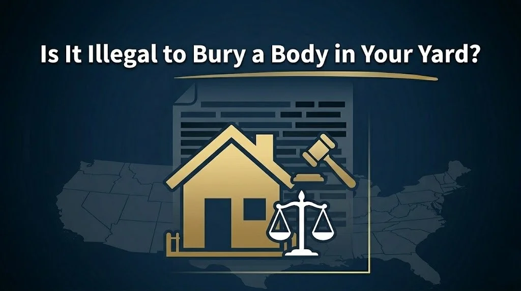 Burying a body in your yard