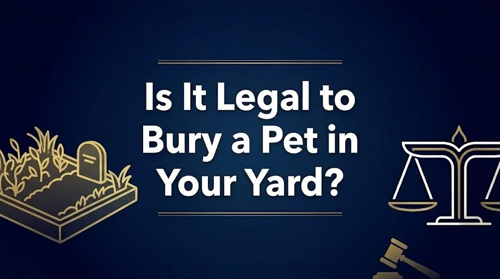 Burying a pet