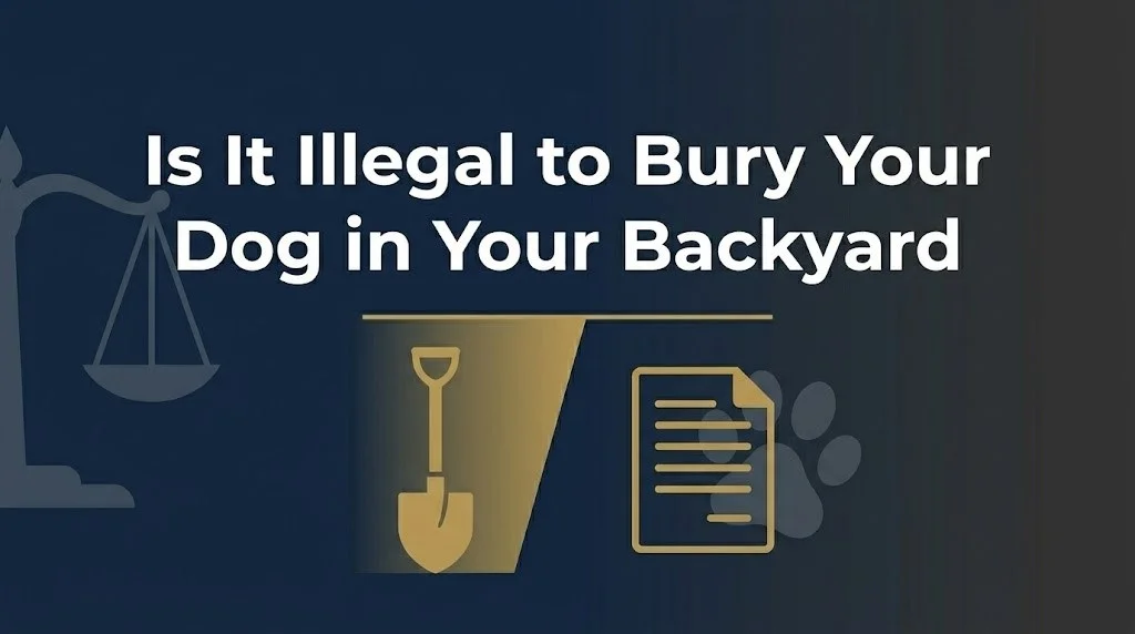 Burying your dog in your backyard