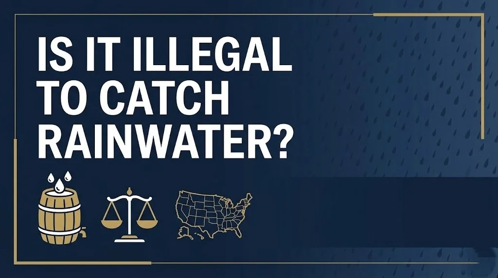 Catching rainwater