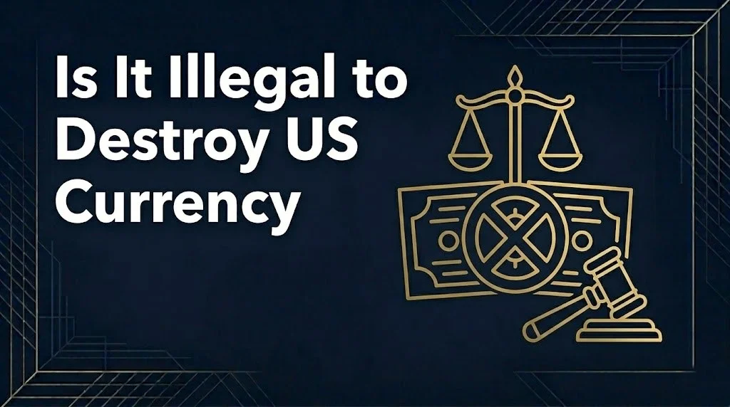 Destroying US currency
