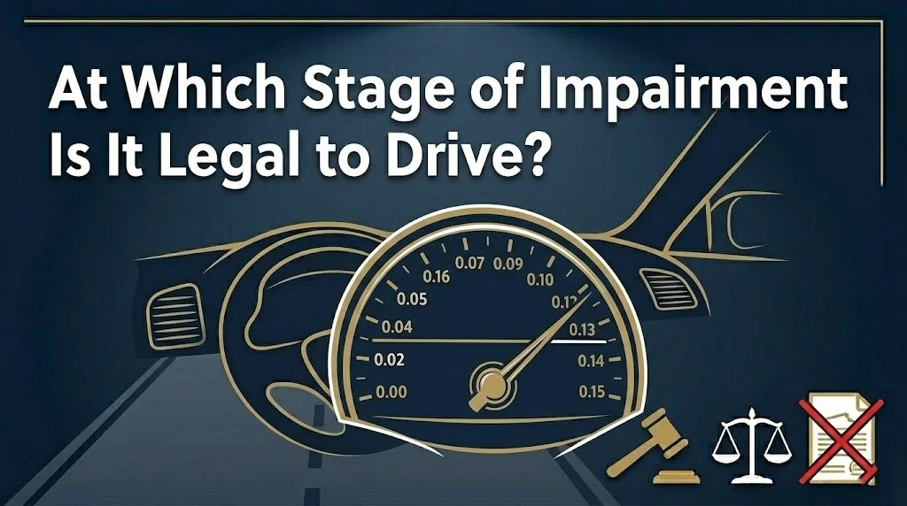 Driving is legally permitted