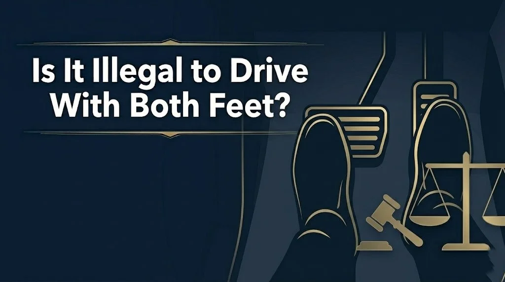 Driving with both feet