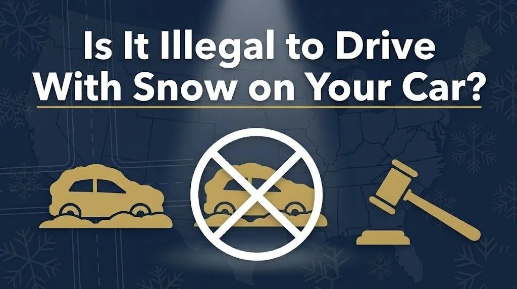 Driving with snow on your car