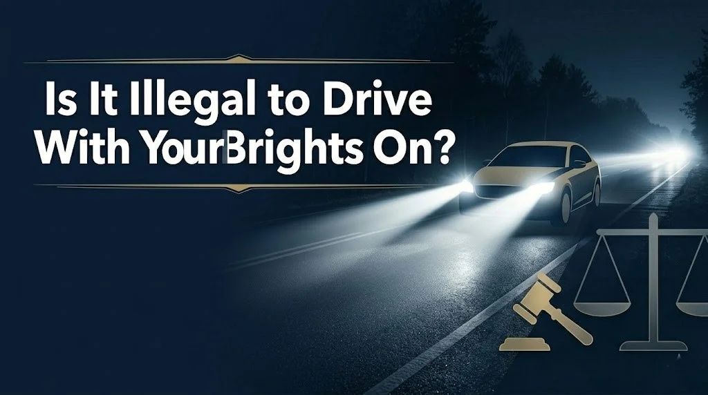 Driving with your brights on