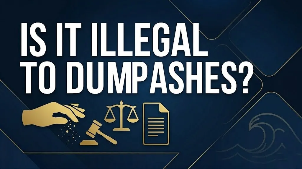 Dumping ashes