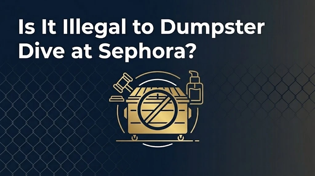 Dumpster diving at Sephora