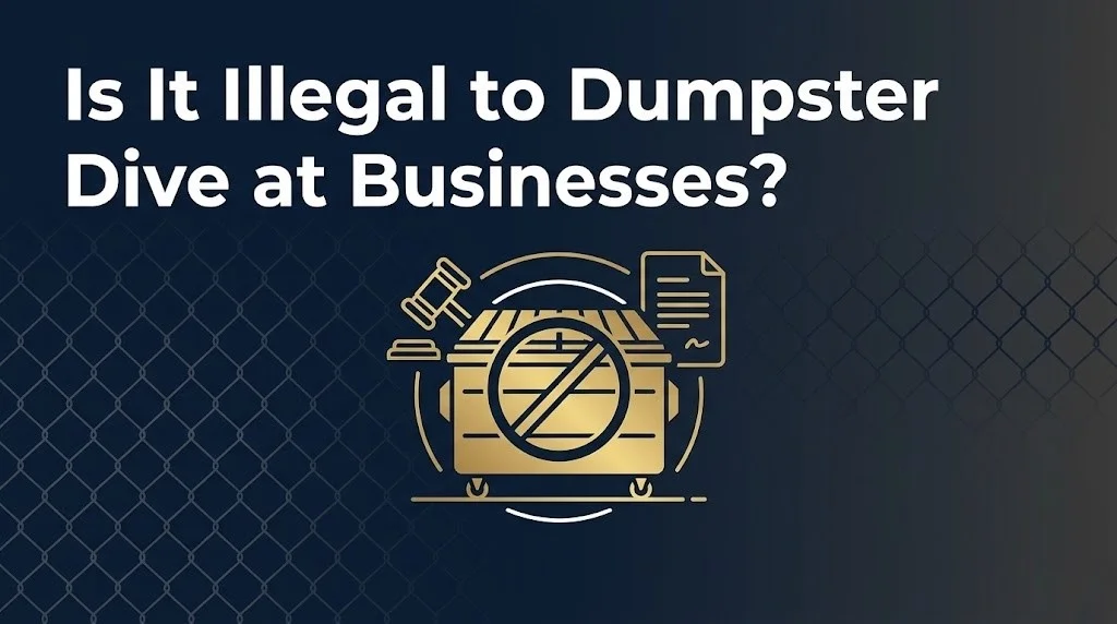 Dumpster diving at businesses