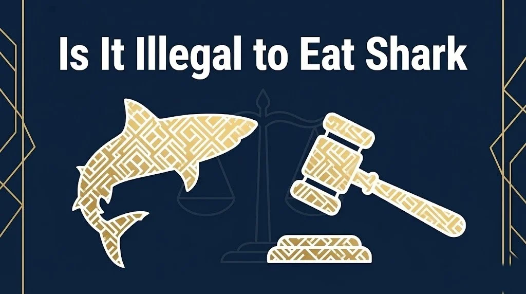 Eating shark meat