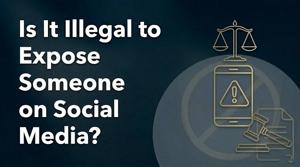 Exposing someone on social media