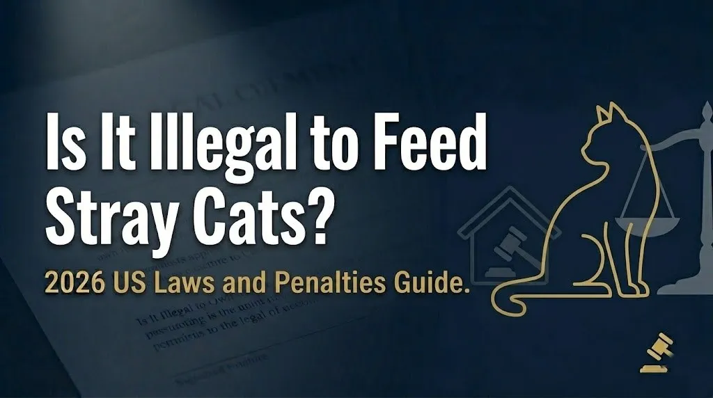 Feeding stray cats