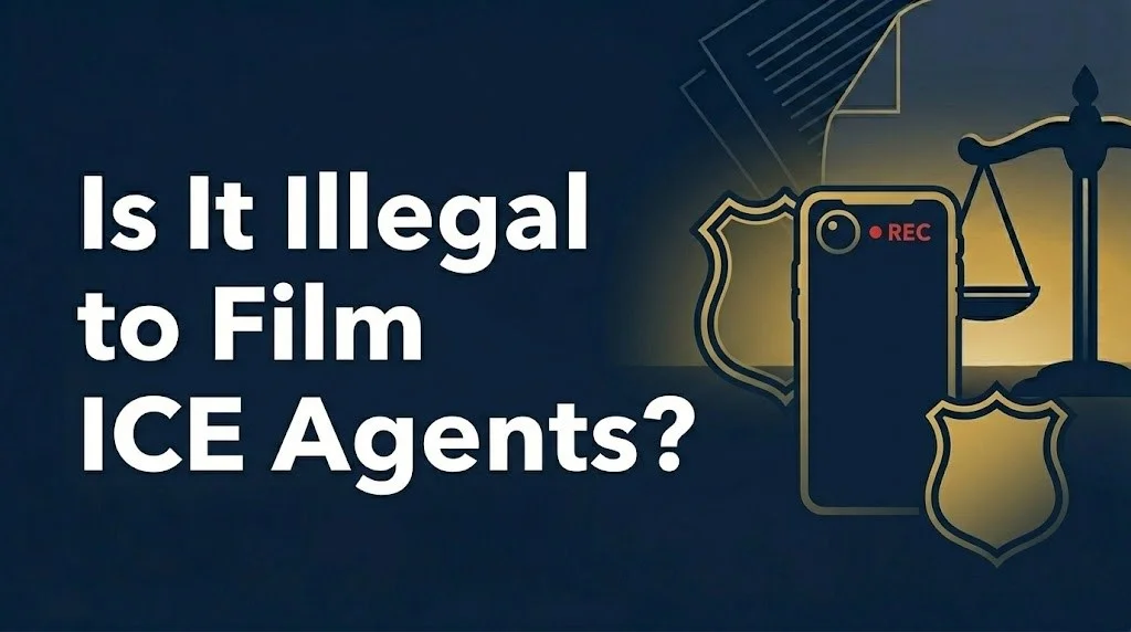 Filming ICE agents