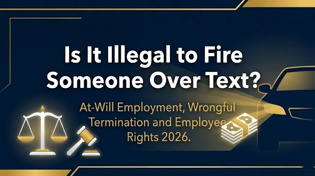 Firing someone over text