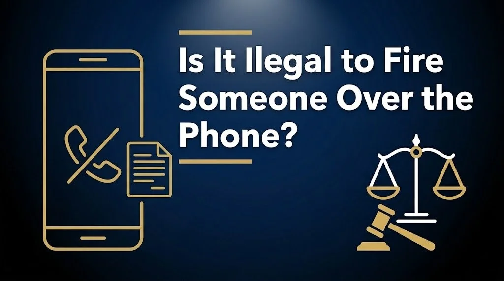 Firing someone over the phone
