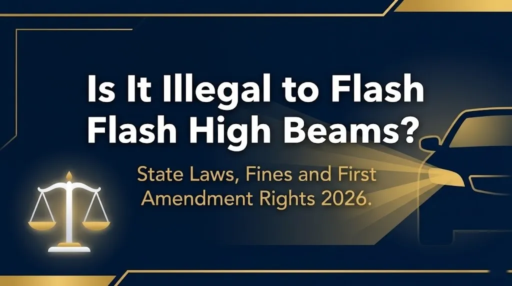 Flashing high beams