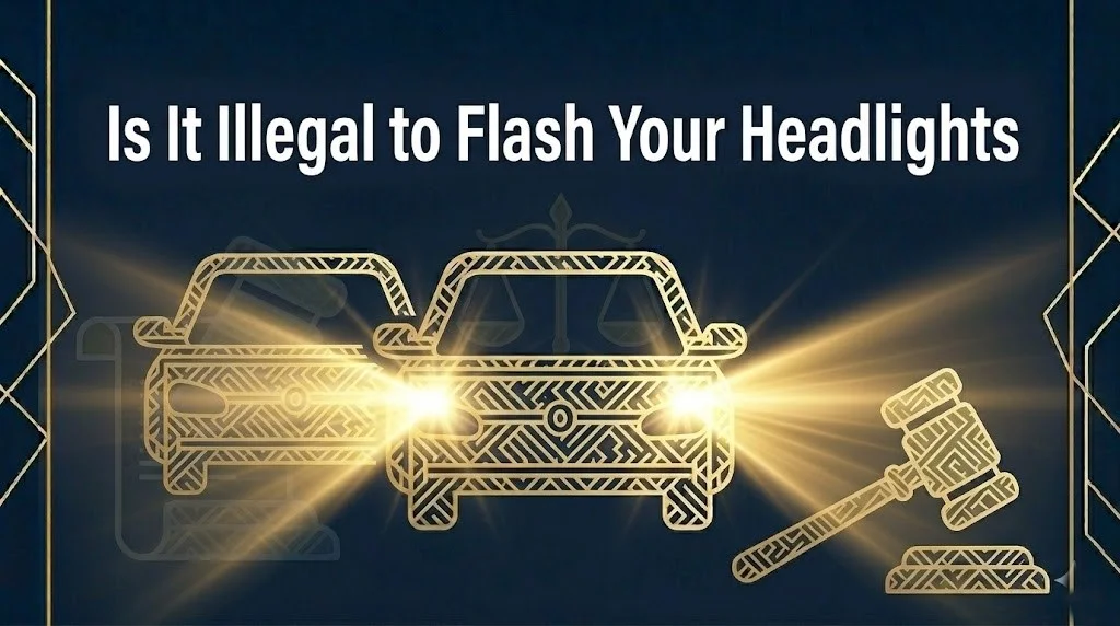 Flashing your headlights