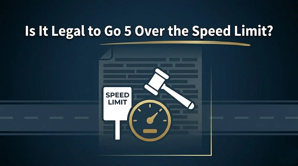 Going 5 mph over the speed
