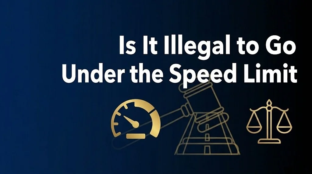 Going under the speed limit