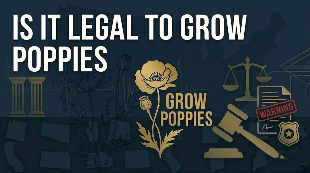 Growing poppies