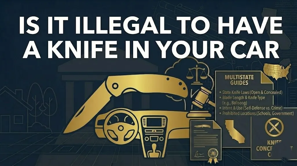 Having a knife in your car