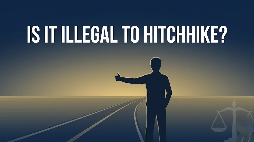 Hitchhiking is legal