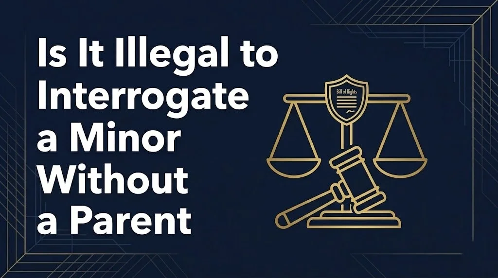 Interrogating a minor without a parent