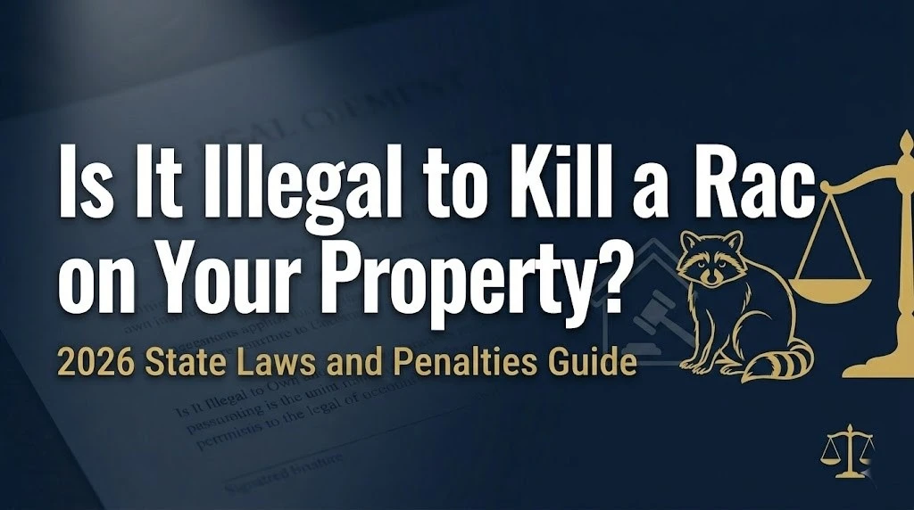 Killing a raccoon on your property