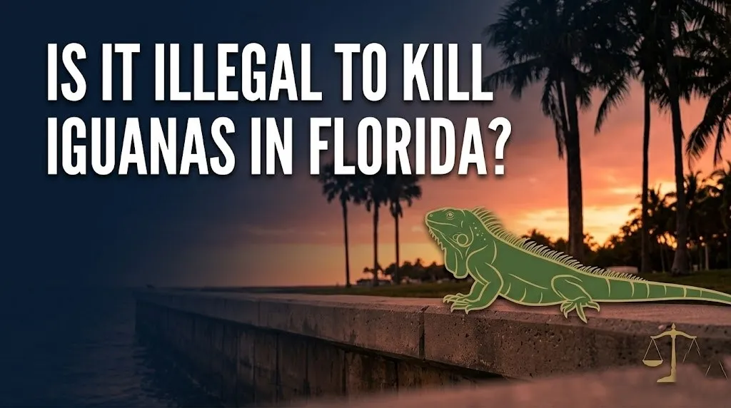 Killing iguanas in Florida