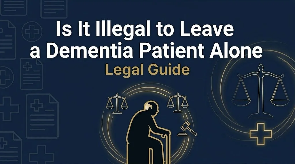 Leaving a dementia patient alone
