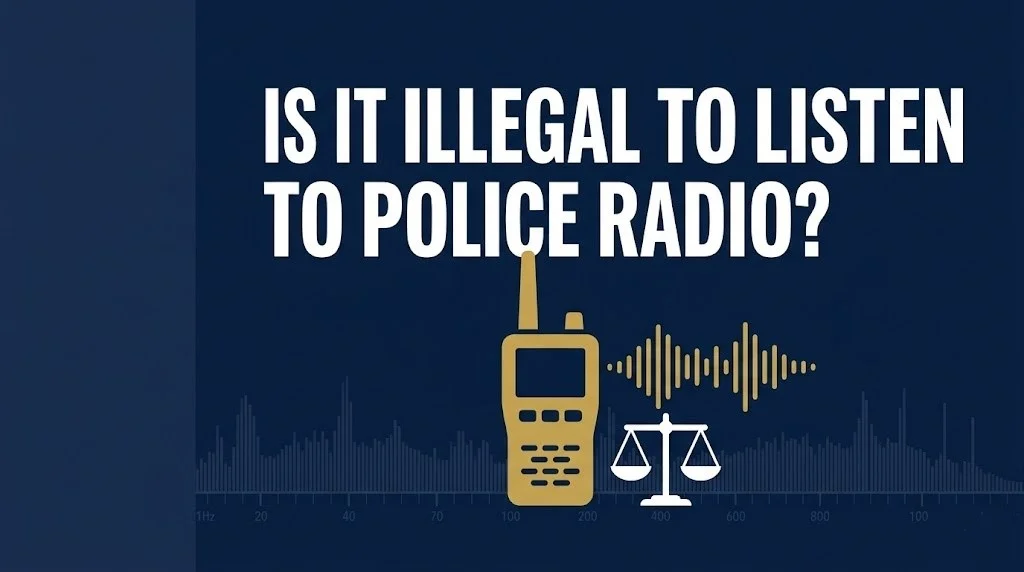 Listening to police radio