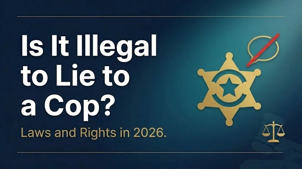 Lying to a cop