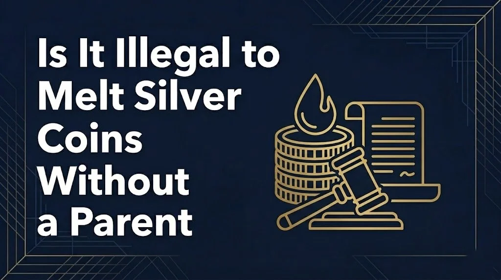 Melting silver coins