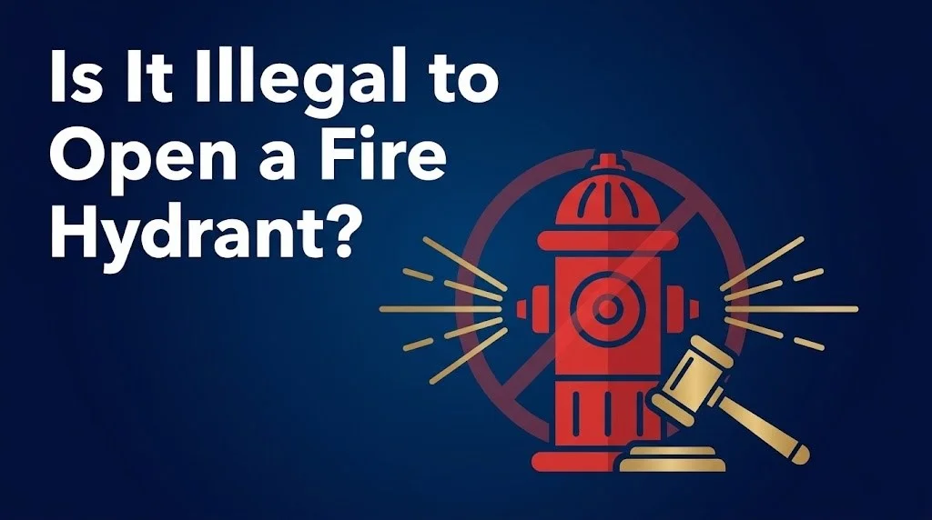 Opening a fire hydrant