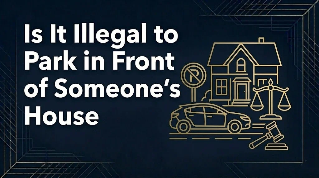 Parking in front of someone's house