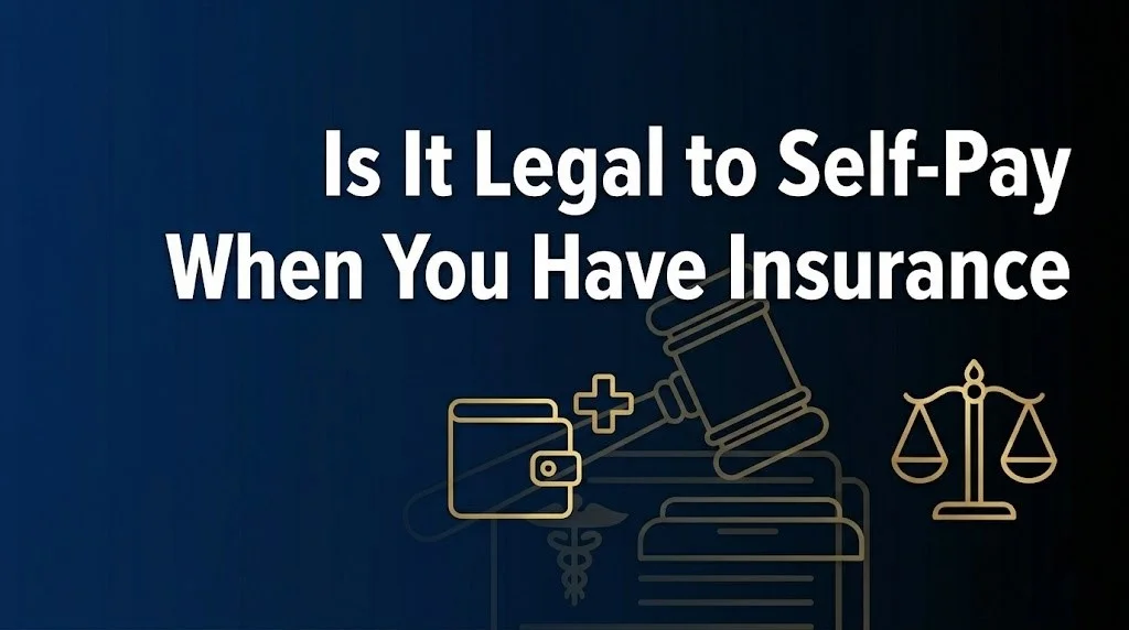 Paying out of pocket when you have health insurance