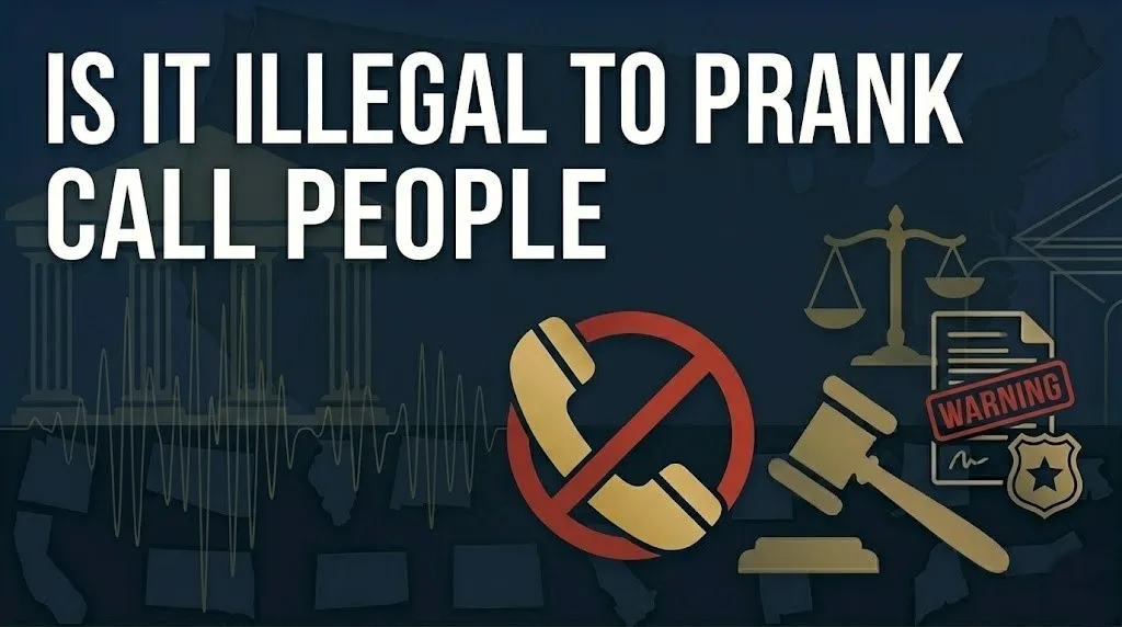 Is It Illegal to Prank Call People? Laws and Fines 2026