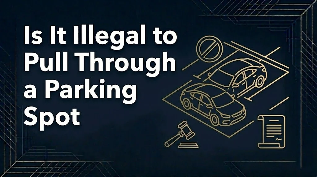 Pulling through a parking spot