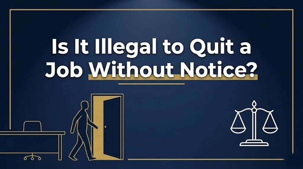 Quitting a job without notice