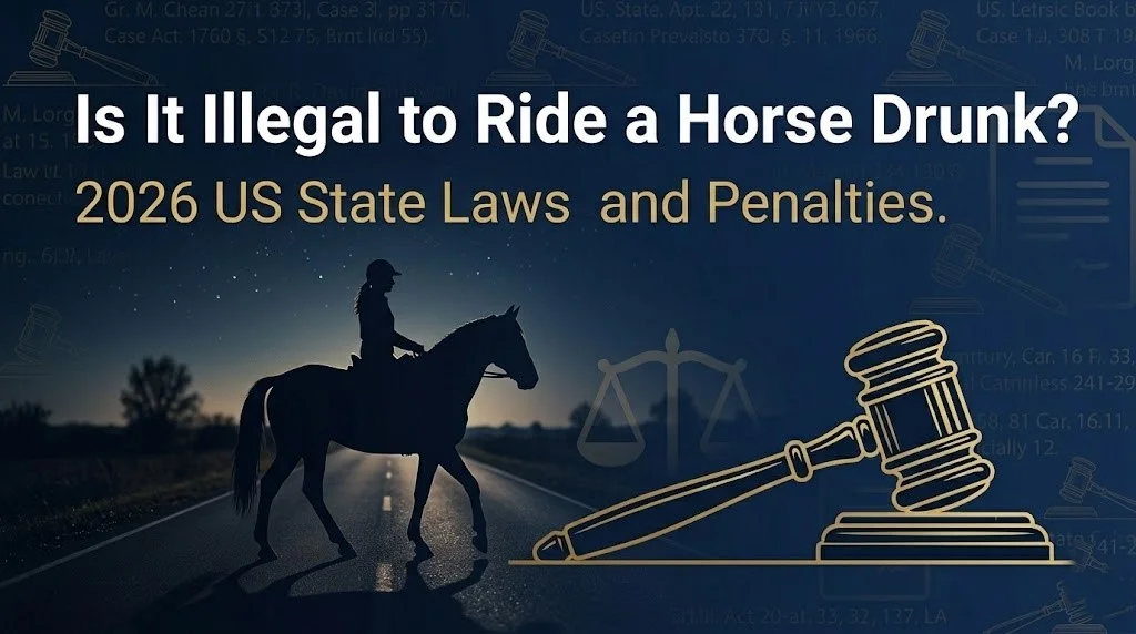 Riding a horse while drunk