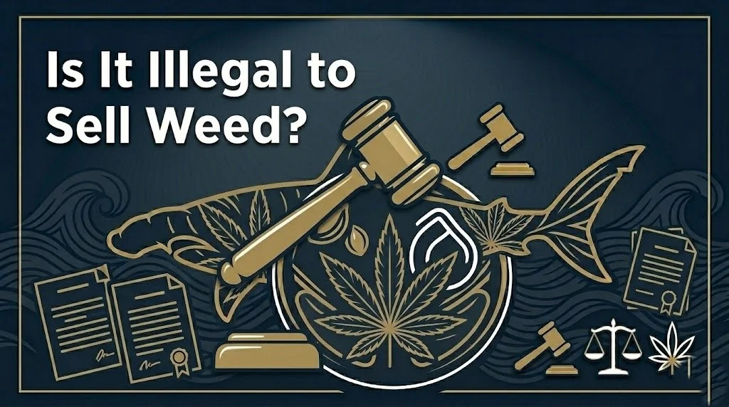 Selling weed