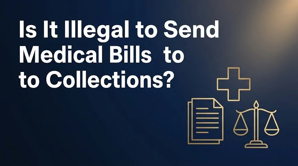 Sending medical bills to collections