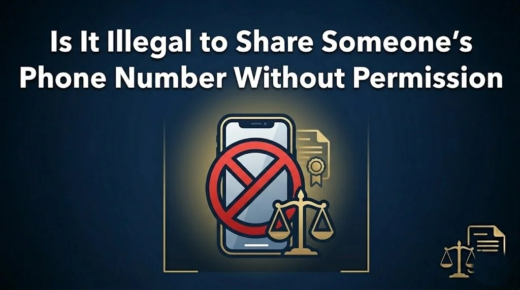 Sharing someone's phone number