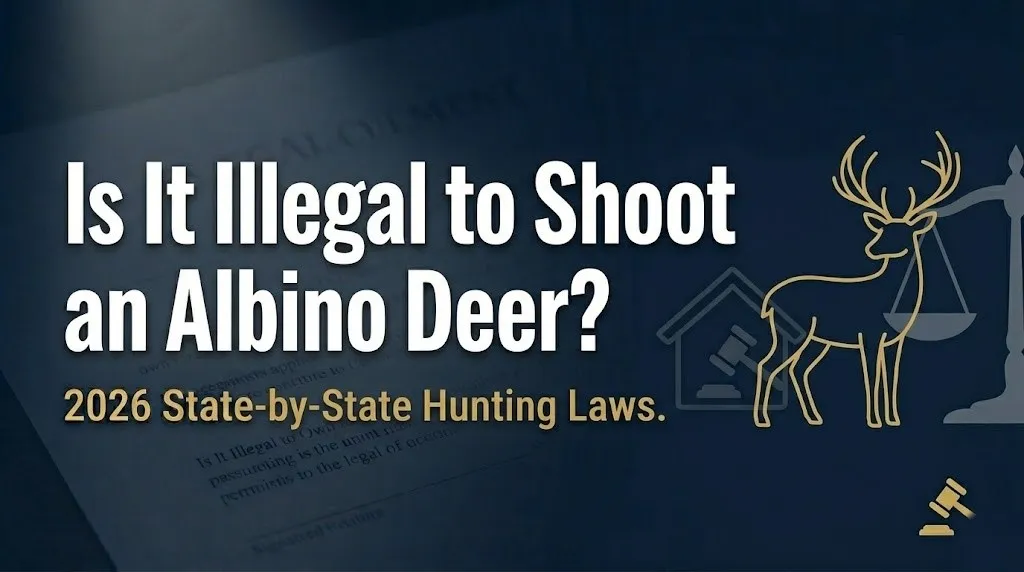 Shooting an albino deer