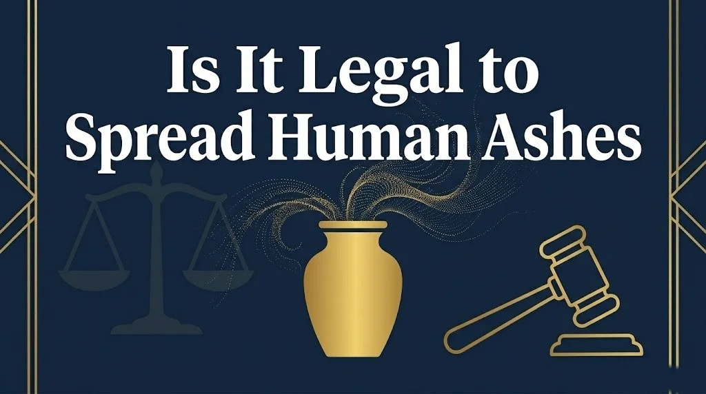 Spreading human ashes