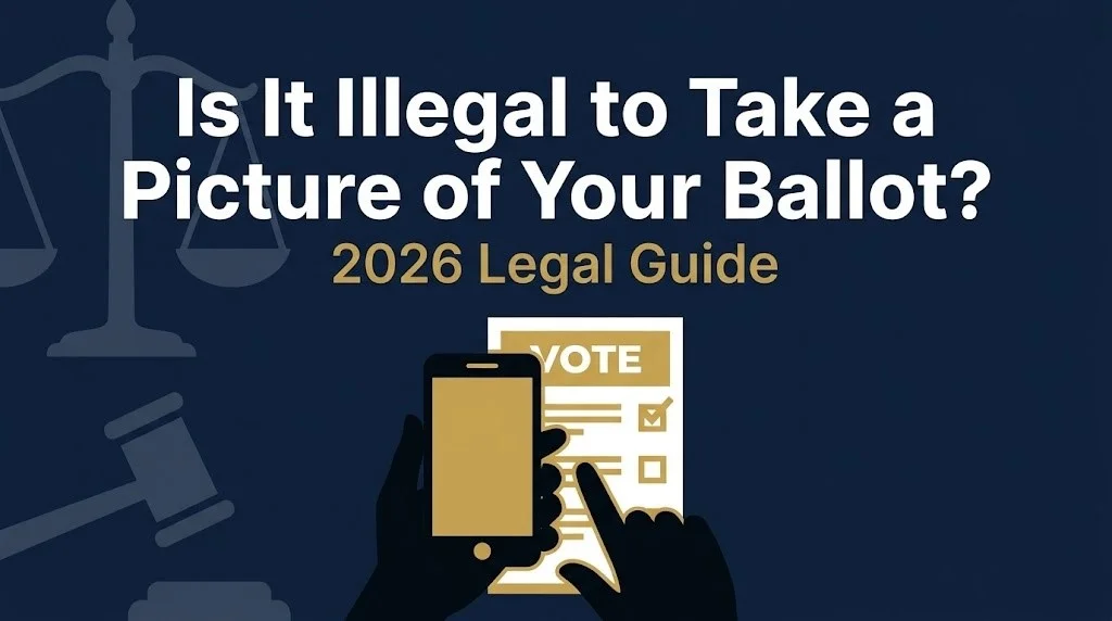 Taking a picture of your ballot