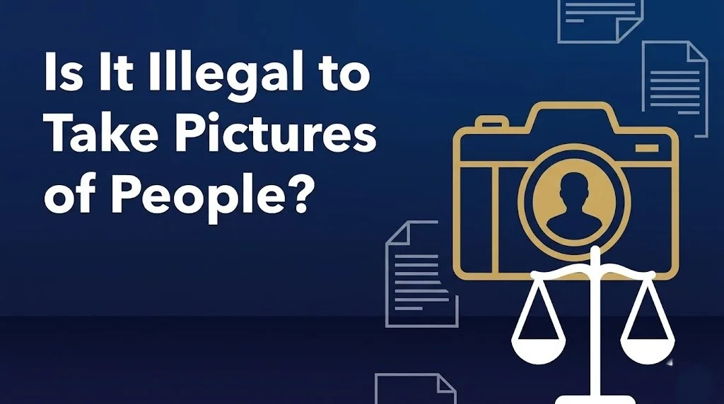 Taking pictures of people in public